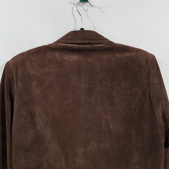 Classiques Entier Suede Chocolate Brown Jacket - Picture 4 of 11
